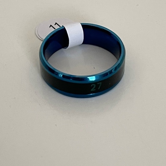 Men’s Celsius Body Temperature Blue and Black Ring Size 11 - Picture 12 of 15